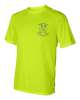 Wicking tee, hi-viz
