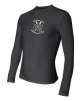 Compression tee, black, LONG SLEEVE