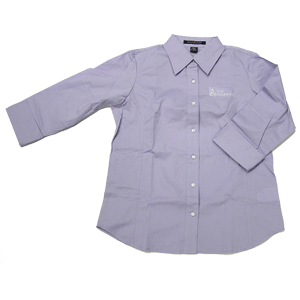 Ladies 3/4 Sleeve Button Down