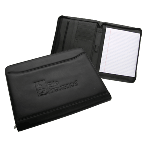 Leather Zippered Padfolio